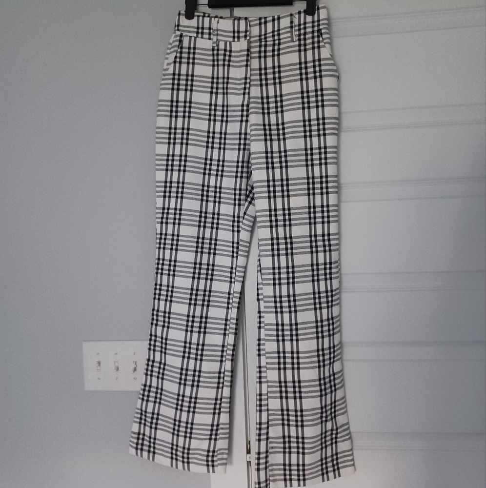 Plaid pants.